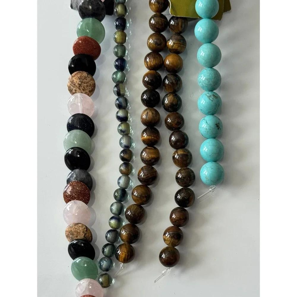 Bead Landing‎ Bead Gallery Semi Precious Stone  & Other Bead Strands Lot 4 pc